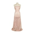thumbnail image 2 of Zelouf Ravie Foil Lace , Sewing, DIY, Crafts Fabric by the Yard, Calm Blush, 10 Yard, 2 of 2