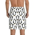 thumbnail image 3 of Kdxio Lovely Penguin Print Mens Sleep Shorts Bottoms Soft Comfy Pajama Wear Pants with Drawstring Pockets, 3 of 7