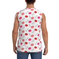 thumbnail image 4 of KLL Red Lips 1 Print Workout Tank Tops Gym Sleeveless Fitness Muscle Tee-Small, 4 of 7