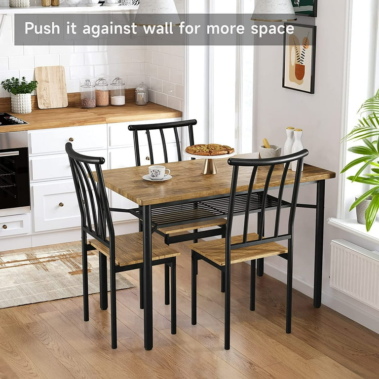Walmart dining table with 4 chairs sale