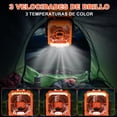 thumbnail image 5 of Spopal Ventilador Portátil Recargable con Spray, 20000mAh, 5 Velocidades y Gancho 360°, Luz LED Multifunción, Temporizador, Control Remoto, Modo Silencioso, para Camping, Playa, Hogar (Naranja), 5 of 5