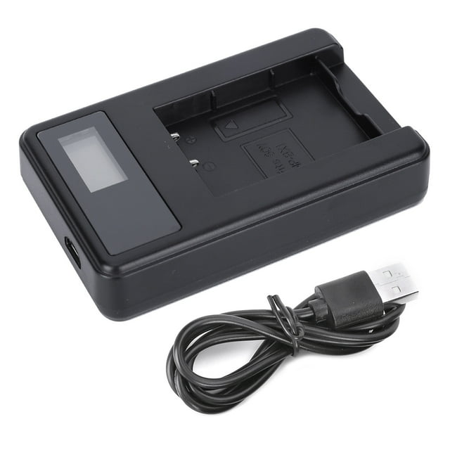 Camera Battery Charger, Plastic Circuit Single Slot Battery Charger Reliable With LCD Display For Travel For NP-BX1