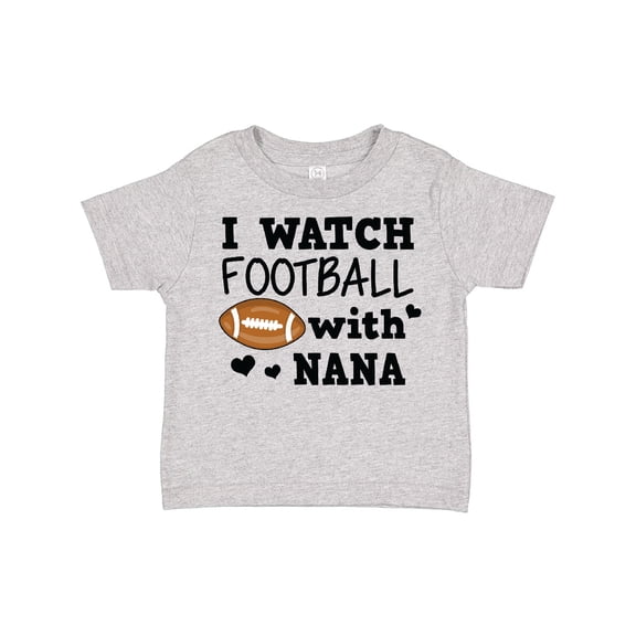 Inktastic I Watch Football with My Nana Boys Toddler T-Shirt