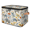 Multicolor 4, variant on ADECORIVY Ethnic Owl Bird Storage Bin with Zipper Lid, Fabric Storage Baskets Boxes with Handles, Decorative Clothes Organizer Containers for Shelves, Wardrobe, Closet
