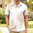 thumbnail image 6 of adaychics Men Hawaiian Shirt Abstract Short Sleeve Casual Summer Button Down Shirts Trendy Clothes for Leisure, 6 of 8