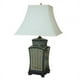 Oriental Furniture Lampe 25" en Noir et Gris – image 1 sur 1