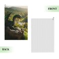 thumbnail image 2 of Naloa Deep Forest Stone Green Dragon Golf Towel Golf Gift for Men and Women Golf Towel with Carabiner Clip to Quickly Remove Mud, Dirt and Sweat, 2 of 8