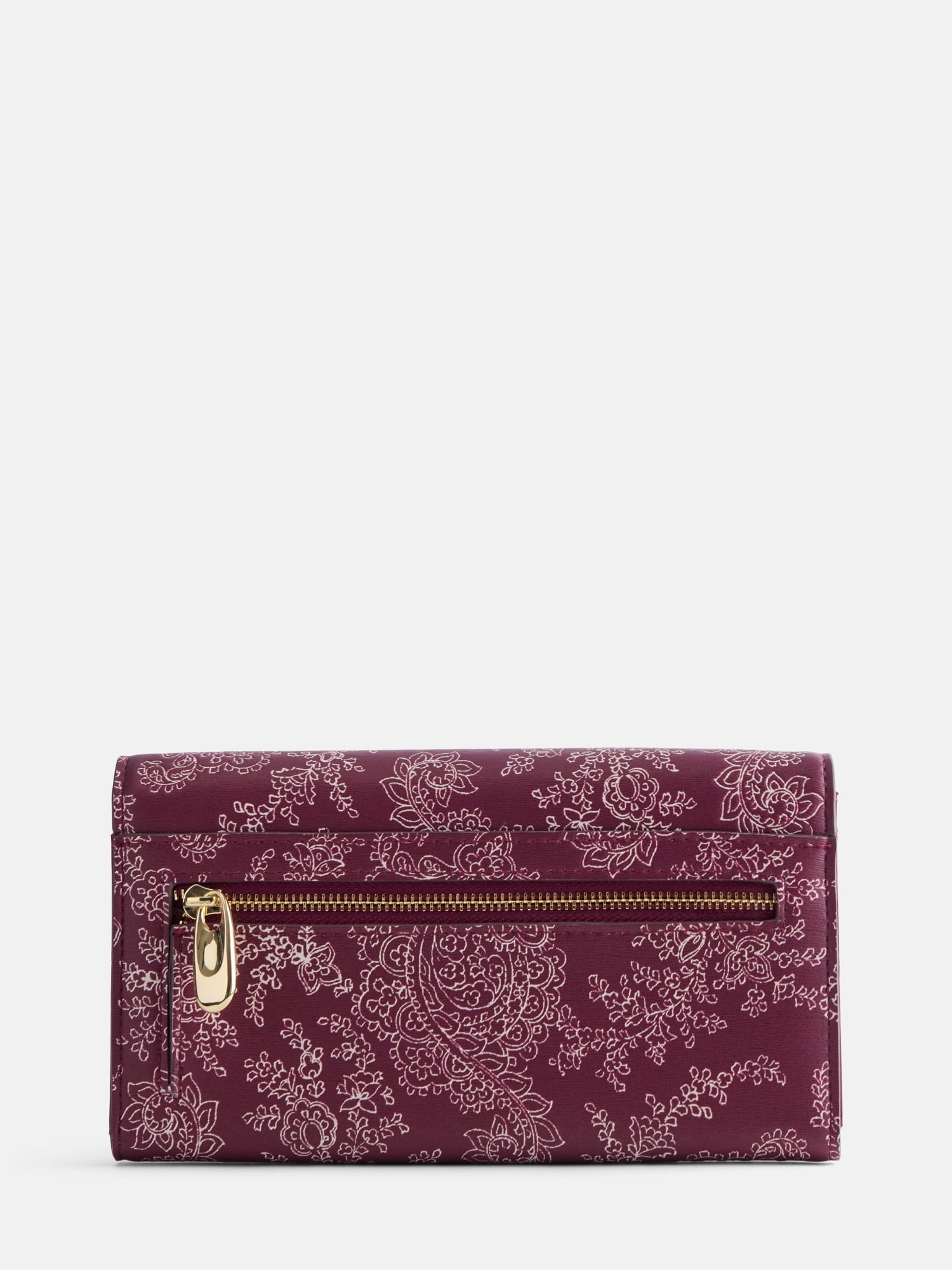 Scenario Women's Paisley Print Clutch Wallet