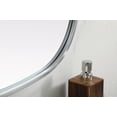 thumbnail image 6 of Metal Frame Oval Mirror 24x40 Inch in Black, 6 of 7