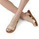 thumbnail image 4 of Sandalia DREAM PAIRS ELENA-2 Dorada con Punta Abierta y Tira Elástica, 4 of 5