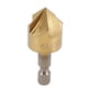 thumbnail image 5 of Eigraketly 6 uds 6mm-19mm HSS chaflán avellanado chaflán broca 1/4 vástago hexagonal 90 grados 5 flauta biselado cortador Artesanía Eigraketly GJ3410-00B, 5 of 6