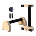 thumbnail image 5 of harayaa 2 Pcs Wooden Push-Up Bar, Push-Up Stands, Push-Up Handles for Gymnastics Fitness 25cm, 5 of 9