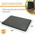 thumbnail image 3 of K&H Pet Products Thermo-Chicken Heated Pad Black Small 18.5 X 12.5 Inches, 3 of 9