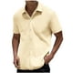 thumbnail image 2 of pstuiky Mangas cortas para hombre, Camiseta deportiva de manga corta con cuello en V para hombre, informal, de color liso, para correr camisas casuales para hombre xl, 2 of 6