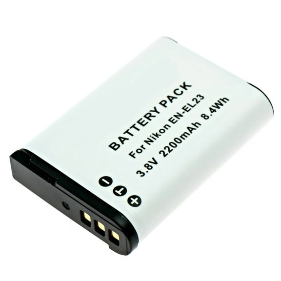 Batteries N Accessories BNA-WB-L9034 Digital Camera Battery - Li-ion, 3.8V, 2200mAh, Ultra High Capacity - Replacement for Nikon EN-EL23 Battery
