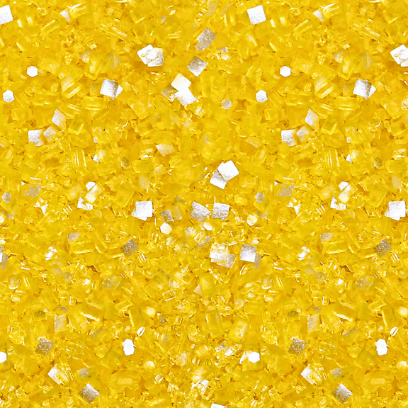 Bakery Bling Yellow Glittery Sugar™, 100% Edible, Non-Toxic, 3 OZ Shaker