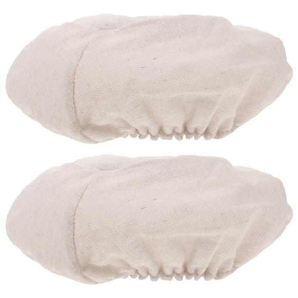 2 cestas de fermentación de pan, forro de cesta de masa para hornear, banneton de tela para panadería