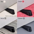 thumbnail image 6 of Non-Slip Heavy Duty Door Stopper, 6-Pack Commercial Grade Rubber Wedge For All Floors, Security Stop, Stackable, Child And Pet Safe, Black, 6 of 6