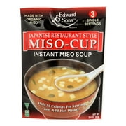 Edward and Sons Miso Cup Soup Japanese Restaurant Style 2.9 oz.