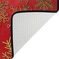 thumbnail image 5 of SKYSONIC Unique Golden Snowflakes Non-Slip Area Rug, Merry Christmas Floor Carpet Comfort Floor Mats Decor for Indoor Front Porch,Living Room, Bedroom,Kitchen,72"x48", 5 of 7
