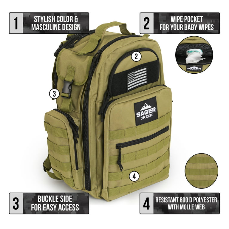 SAVAGE GREEN TACTICAL BACKPACK – WODPANTHER