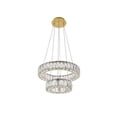 thumbnail image 5 of Monroe Integrated LED chip light Chrome Pendant Clear Royal Cut Crystal, 5 of 7