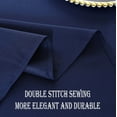 thumbnail image 4 of KAIPHO Navy Blue Rectangle Tablecloth Waterproof Stain Resistant Wrinkle Free Table Cloth 210GSM Polyester Wipeable Table Cover for Party, Banquet - Rectangular/Square, 54 x 54 inch, 4 of 9
