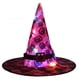 thumbnail image 1 of Sombrero De Bruja De Halloween Gorra De Bruja Brillante Para Decoración De Fiestas De Halloween Vogacara HA044236-03, 1 of 6