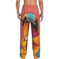 thumbnail image 6 of Mens Pajama Pants, Hip Hummingbird In Jacket Soft Sleep & Lounge Pants for Men, Cuteness Casual PJ Bottoms Pants with Pockets, 6 of 7