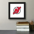 thumbnail image 2 of Gallery Pops NHL New Jersey Devils - Primary Logo Mark Wall Art, Black Framed Version, 12" x 12", 2 of 5