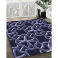 thumbnail image 3 of Ahgly Company Machine Washable Indoor Square Transitional Periwinkle Purple Area Rugs, 6' Square, 3 of 7