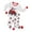 White, variant on Splozh Boys Night Clothes Kids Homewear Long Sleeve Boys Pajamas Fall and Winter Warm Pajamas Toddler Lounge Set,White,6-7 Years