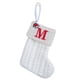 thumbnail image 2 of Calcetines Navideños de Punto, Bordado con Alfabeto Decorativo, Bolsa de Regalo Festiva, Medias de Lana para Decoración Navideña, Encantador Diseño de Enano, Navidad Blanca, Tamaño Mediano, 18 X 15 C, 2 of 2