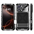 thumbnail image 3 of Dteck for iPhone 16 Pro Max Case with Tempered Glass Screen Protector, Full-Body Military Grade Rugged Shockproof Cover with Kickstand and Full Glass Camera Lens Protector 6.9-inch,Black, 3 of 10