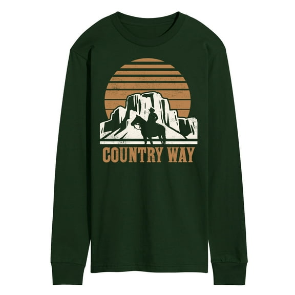 Instant Message - Country Way - Men's Long Sleeve T-Shirt