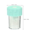 thumbnail image 3 of Manual Contact Lens Cleaner Contact Lens Washer Plastic Contact Cleaning Case For Travel, 3 of 8