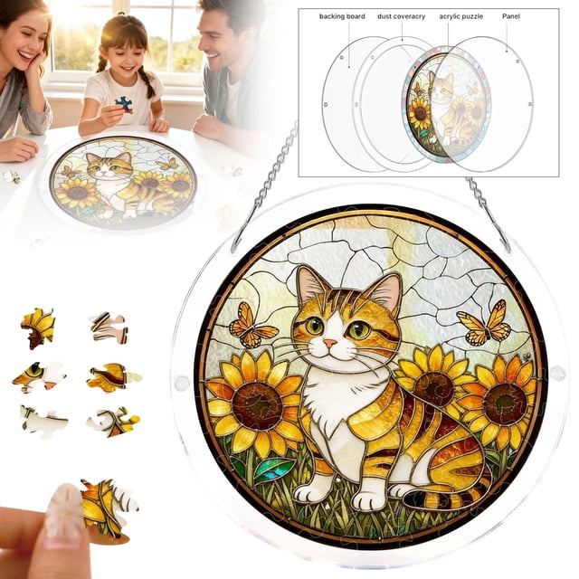 Tong Acrylic Puzzle Hanging For Wall Art Piece Room Ornament