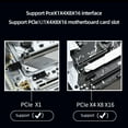 thumbnail image 2 of Tarjeta Adaptadora Tarjeta convertidora M.2 NVME a PCIe4.0 X1 para M Key M.2 NVME SSD 2230/2242/2260/2280, 2 of 8