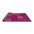 thumbnail image 2 of Ahgly Company Indoor Round Patchwork Pink Transitional Area Rugs, 5' Round, 2 of 4