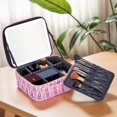 thumbnail image 2 of Bolso de Maquillaje de Viaje HMPEAIIY con Espejo LED y Divisores Ajustables, 2 of 6