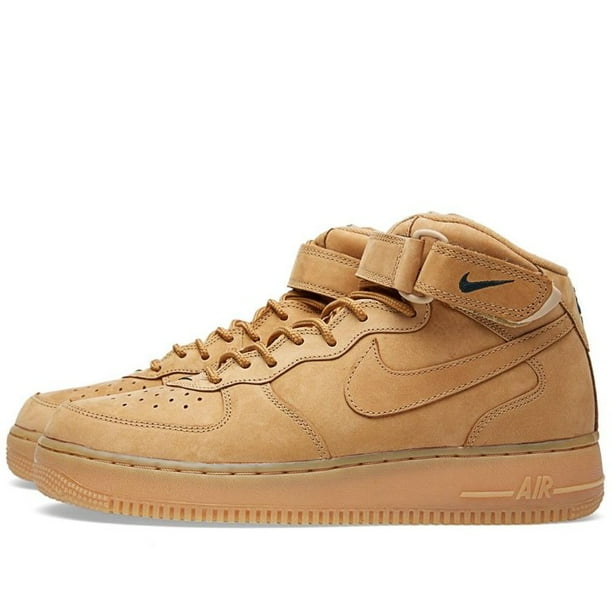 Nike Men Air Force 1 Mid 07 Prm Qs Flax 715889 200 Size