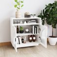 thumbnail image 5 of Pusnapku 31" Buffet Sideboard Cabinet, Morden Entryway Table with Adjustable Shelf and 2 Doors, Wood Credenza, Accent Cabinet for Kitchen, Living Room, 5 of 9