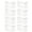 White/M, variant on Clear Heavy Duty Moving Bags Thick Plastic Storage Bags with Reinforced Handles & Double Zipper Waterproof Foldable Organizer for Clothes College Dorm Supplies Alternative to Moving Boxes (White/M)
