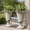 Light Beige, variant on TopComfy 23.6" Tall Plastic Urn Planters for Outdoor Plants Set of 2 Heavy-Duty Classic Indoor Large Flower Pots with Drainage Holes for Garden, Black