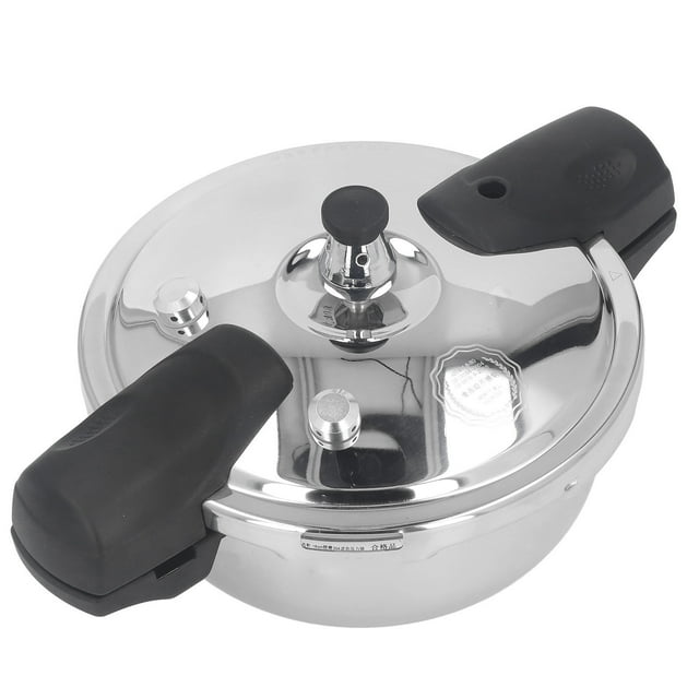 1.8 Liter Pressure Cooker, Cooking Various Foods High Hardness Stainless Steel Mini Pressure Cooker Acid Alkali Resistance For Gas Stove For Boiled Fish