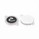 thumbnail image 3 of Alloy Enamel Links Connectors with Crystal Rhinestones Flat Round with Letter Silver Color Plated Letter.U 22x16x2mm Hole: 1.8mm, 3 of 3