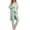Light Green, variant on Ekouaer Nursing Pajamas Maternity Robe Set 3 Pieces Postpartum Maternity Pajama Set Pregnancy Breastfeeding Pj
