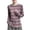 Brown, variant on Lenpel Womens Long Sleeve T Shirts Casual Striped Crew Neck Basic Blouses Color Block Lounge Fall Trendy Outfits