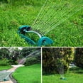 thumbnail image 3 of Hevirgo Automatic Lawn Sprinkler 15 Holes Design 4 Modes Adjustable Leak Resistant Simple Installation Garden Yard Water Sprinkler, 3 of 7