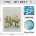 thumbnail image 3 of Diamond Art Kit for Adults, Potted Flower Arrangement Shelf Diamond Painting for Adults Beginners, DIY Diamond Art Painting Kits, 5D Diamond Painting Crafts for Home Decor 12x16 Frameless, 3 of 7